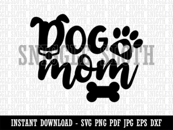 Dog mom svg dog mom png messy bun svg Design For Digital Download paw print svg MLD1B dog paw svg dog lover svg paw svg mom dog svg