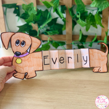 Dog Themed Preschool Name Activity [FREE Printable]