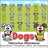 Dog / Puppy Theme Attendance with Optional Lunch Count - I