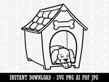 dog house clipart
