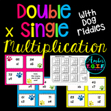 Double Digit x Single Digit Multiplication Task Cards with