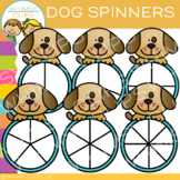 Dog Spinners Clip Art