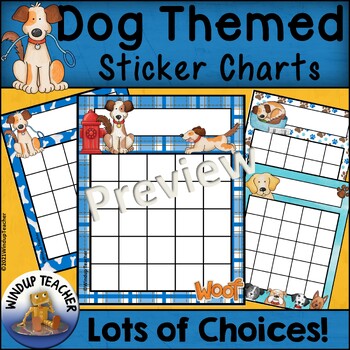 Dog Sticker Chart BUNDLE