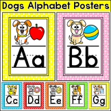 Dog Theme Alphabet Posters - Editable Puppy Classroom Decor
