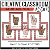 Dog Theme Hand Signal Posters