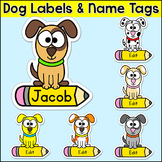 Dog Theme Name Tags - Editable Puppy Classroom Labels