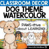 Dog Theme Watercolor Classroom Decor