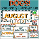 Dog Themed Calendar Weather & Seasons - Classroom Decor
