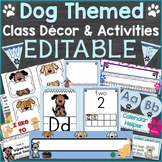 Dog Themed Classroom Decor & Back to School Activities