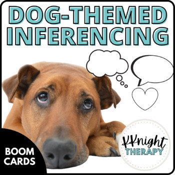 Preview of Dog Themed Inferencing with Real Photos | for Speech Therapy