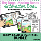 Dog Themed Interactive Book Prepositions and Pronouns Boom