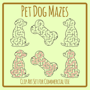 Dog Printable Mazes