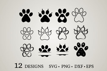 Free Free Dog Paw Svg File 358 SVG PNG EPS DXF File
