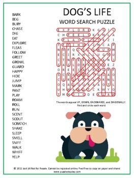 Brain Games Dogs Word Search Puzzles