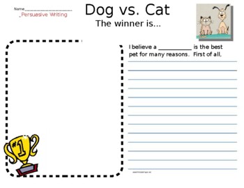 dog vs cats persuasive essay