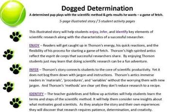 Preview of Dogged Determination - Story & Activities to Introduce the Scientific Method