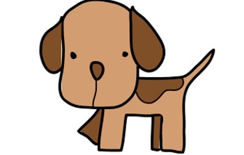 Preview of Doggie "Hand-Drawing" Video Clip Art