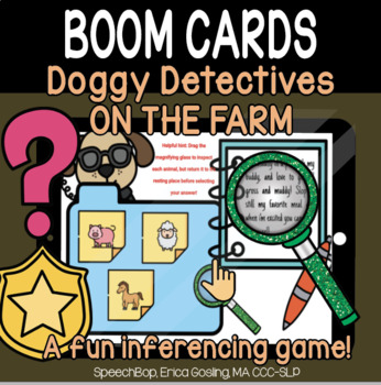 Preview of Doggy Detectives! MISSING FARM edition - A fun inferencing game!