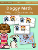 Doggy Math Addition and Subtraction Math Mats