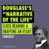 Douglass's "Narrative of the Life" - Close Reading and Dra