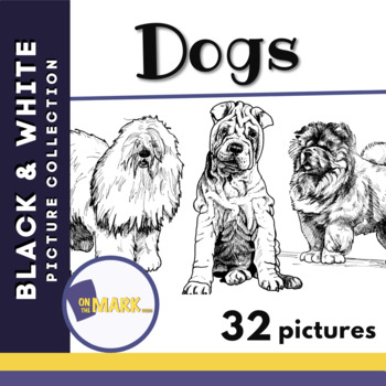 Preview of Dogs Black & White Picture Collection