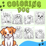Dogs Coloring 12 Pages