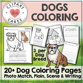 Free Coloring Pages - Dogs