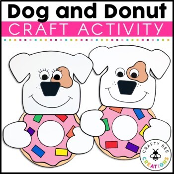 Preview of If You Give a Dog a Donut Craft Activity | Bulletin Board Activities