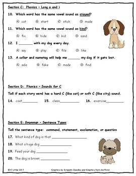 Dogs Jennifer B Gillis Language Arts Test 2nd Grade Hmh Journeys