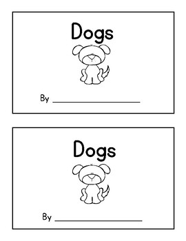 Preview of Dogs- Pattern Book