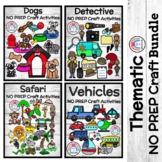 Dogs, Safari, Vehicles, Detective, Mystery Crafts - NO Pre