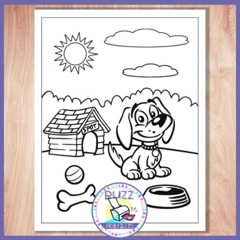 spot the dog coloring pages