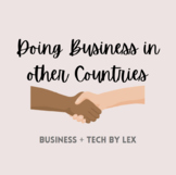 Doing Business in other Countries