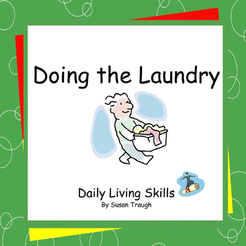 Preview of Doing the Laundry - 2 Workbooks - Daily Living Skills