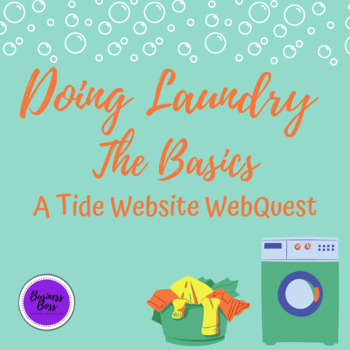 Preview of Doing Laundry - The Basics - A Tide Website WebQuest