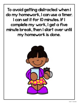 social story for doing homework
