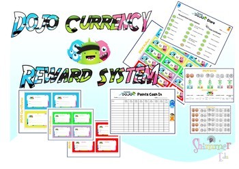 Preview of Dojo Currency reward classroom management system / discipline
