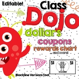 ClassDojo Dollars and Classroom Coupons - Editable
