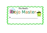 Dojo Master poster (Word)