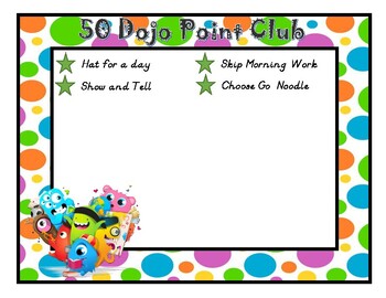 Preview of Dojo point club