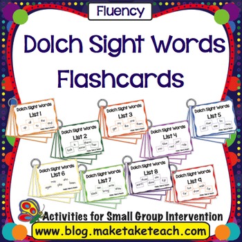 Preview of Sight Words - Dolch 220 Sight Words Flashcards