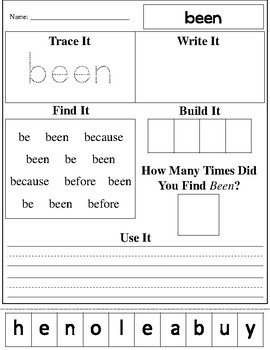 Dolch 2nd Grade Practice Worksheets by MsWilliamsClass | TpT