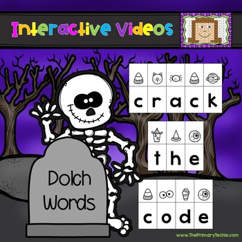 Preview of Dolch Crack the Code - Halloween FREEBIE