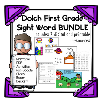 Preview of Dolch First Grade Sight Word BUNDLE - Digital and Printable Resources
