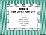 Dolch Flash Card & Student Master Tracker