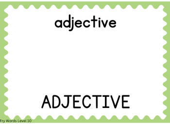 Preview of Dolch Fry Word Cards (Level 10): Essential Sight Words for Engaging Learning
