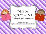 Dolch List Sight Word Flashcards and Assessments