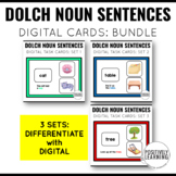 Dolch Noun Sentences Boom Cards Bundle