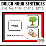Dolch Noun Sentences Boom Cards Set 3