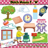 Dolch Nouns T -W Clip art